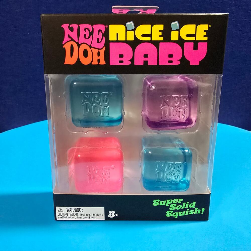New NeeDoh Nice Ice Baby Squishy Fidget Toy on Hand